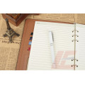 A5 Travel Filler Paper Notebook en cuir PU avec Power Bank